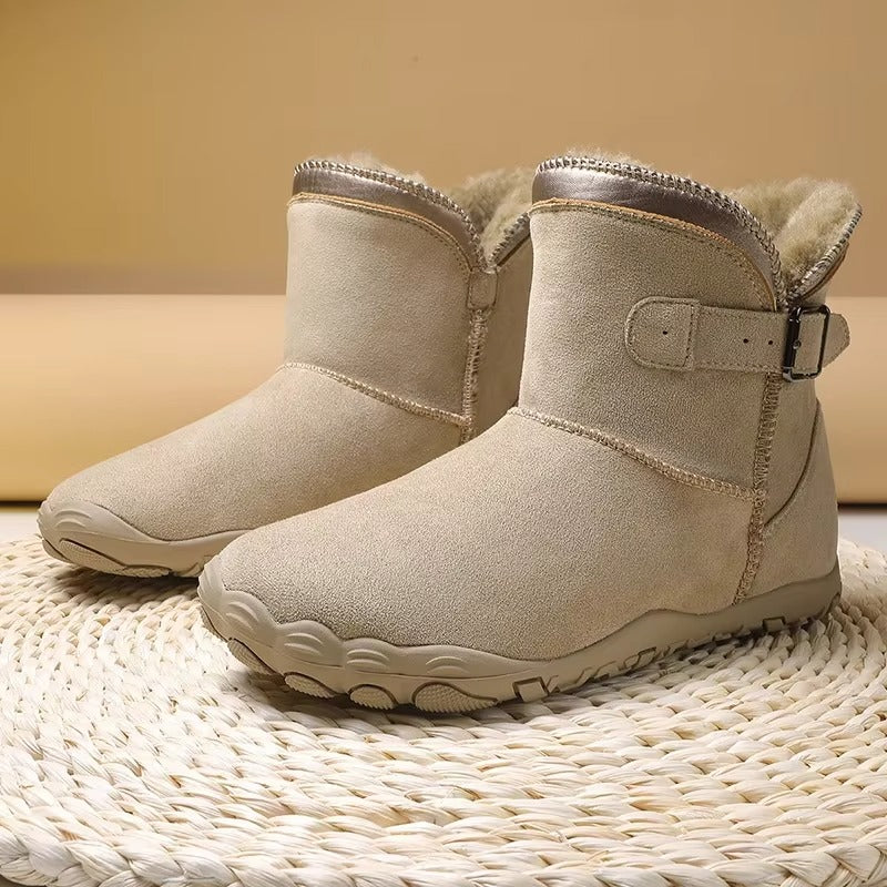Γυναικείες χειμερινές μπότες barefoot με επένδυση φλις