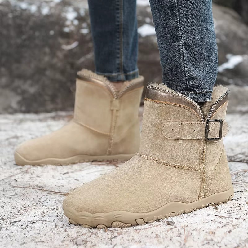 Γυναικείες χειμερινές μπότες barefoot με επένδυση φλις