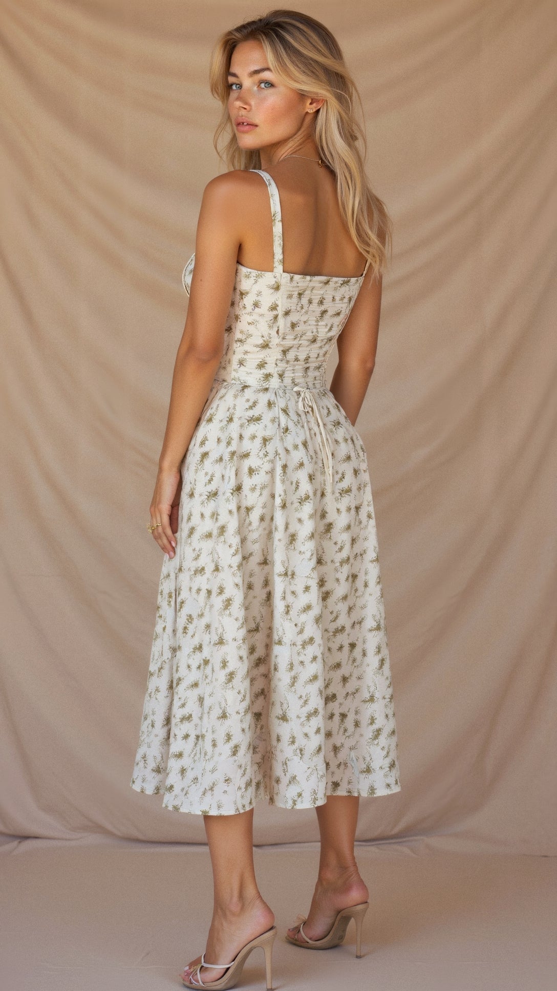 Elegant Waist Dress with Flattering Fit