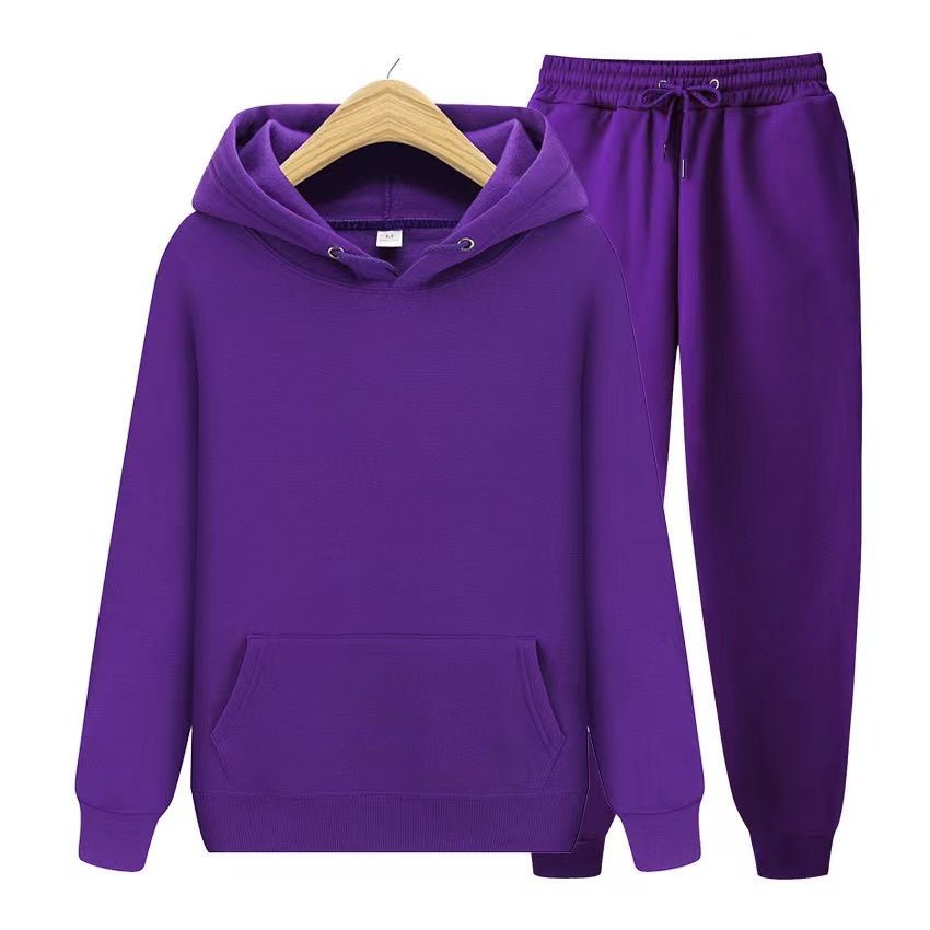 Conjunto de sudadera con capucha y pantalones jogger para mujer