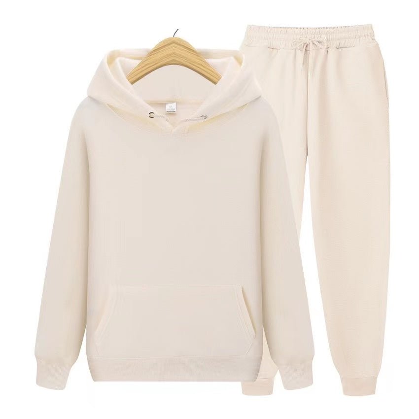 Conjunto de sudadera con capucha y pantalones jogger para mujer