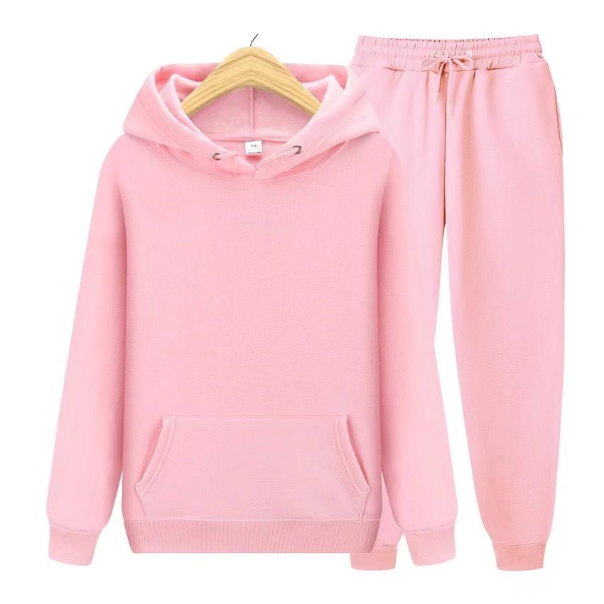 Conjunto de sudadera con capucha y pantalones jogger para mujer
