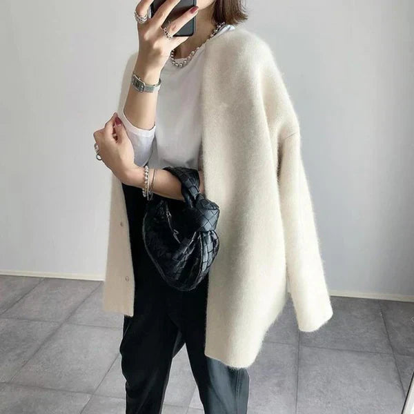Women's Lightweight Cardigan with Button Front