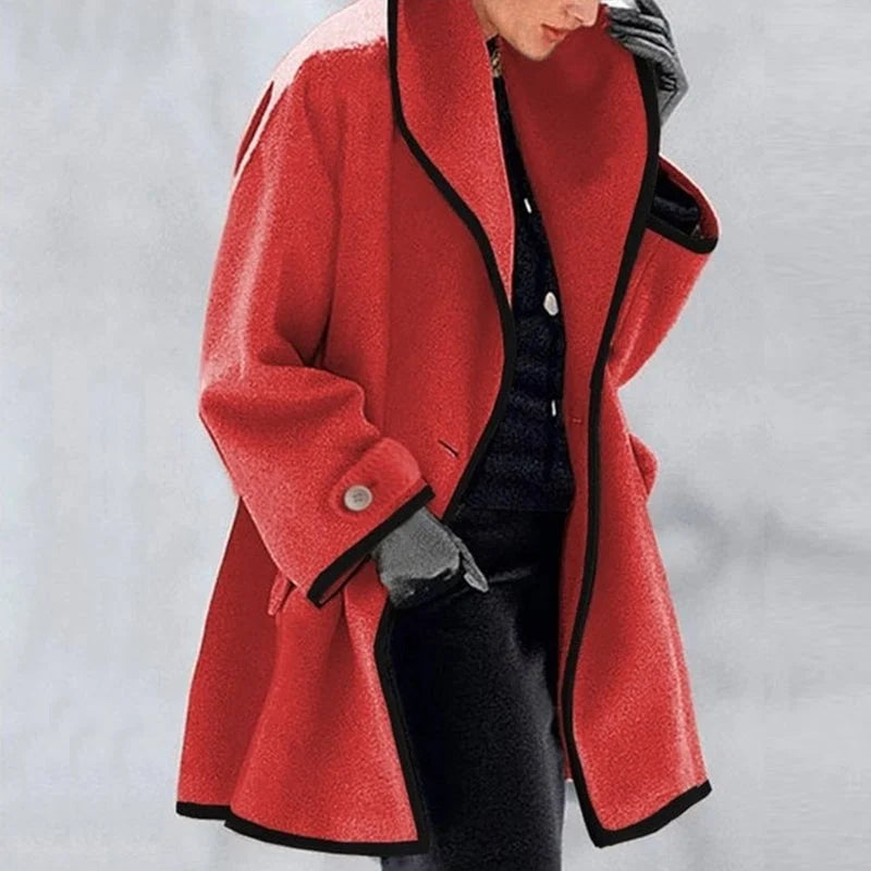 Women's Elegant Longline Winter Trench Coat
