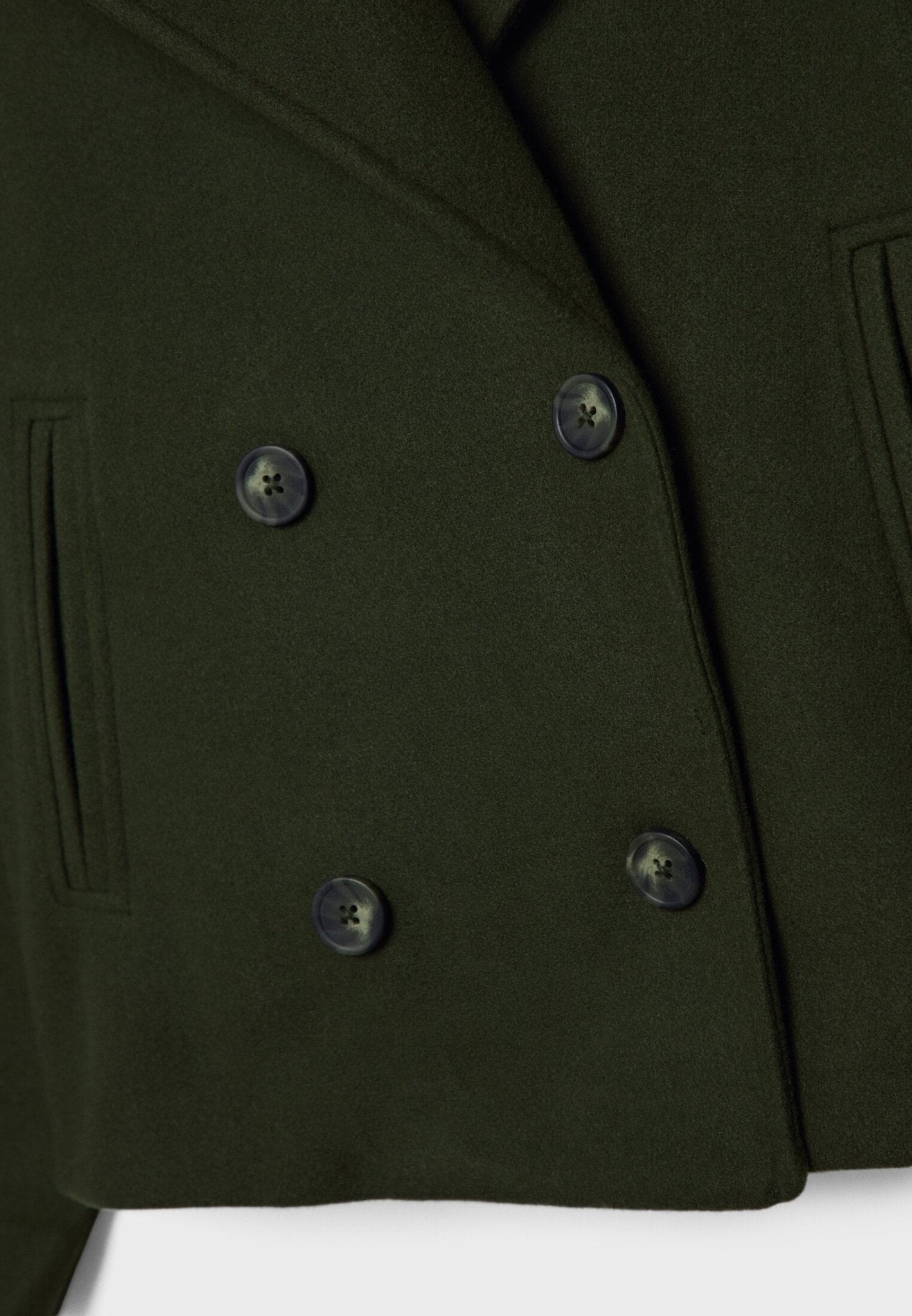Blazer court croisé pour femme