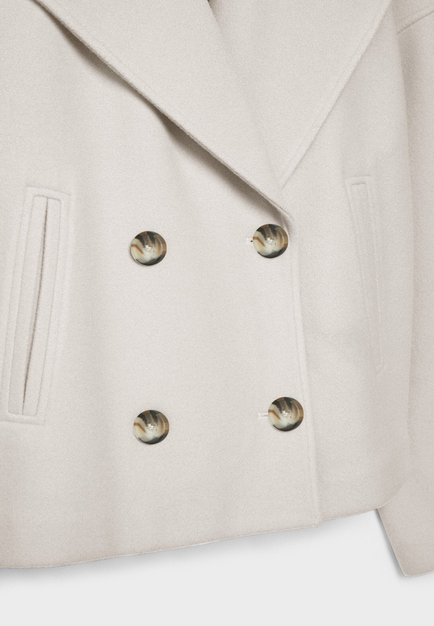 Blazer court croisé pour femme