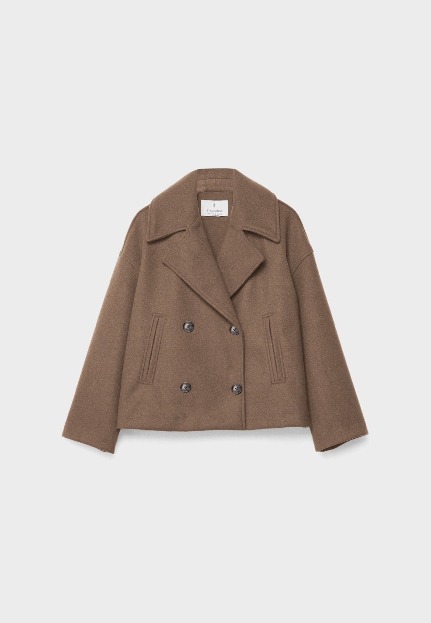 Blazer court croisé pour femme