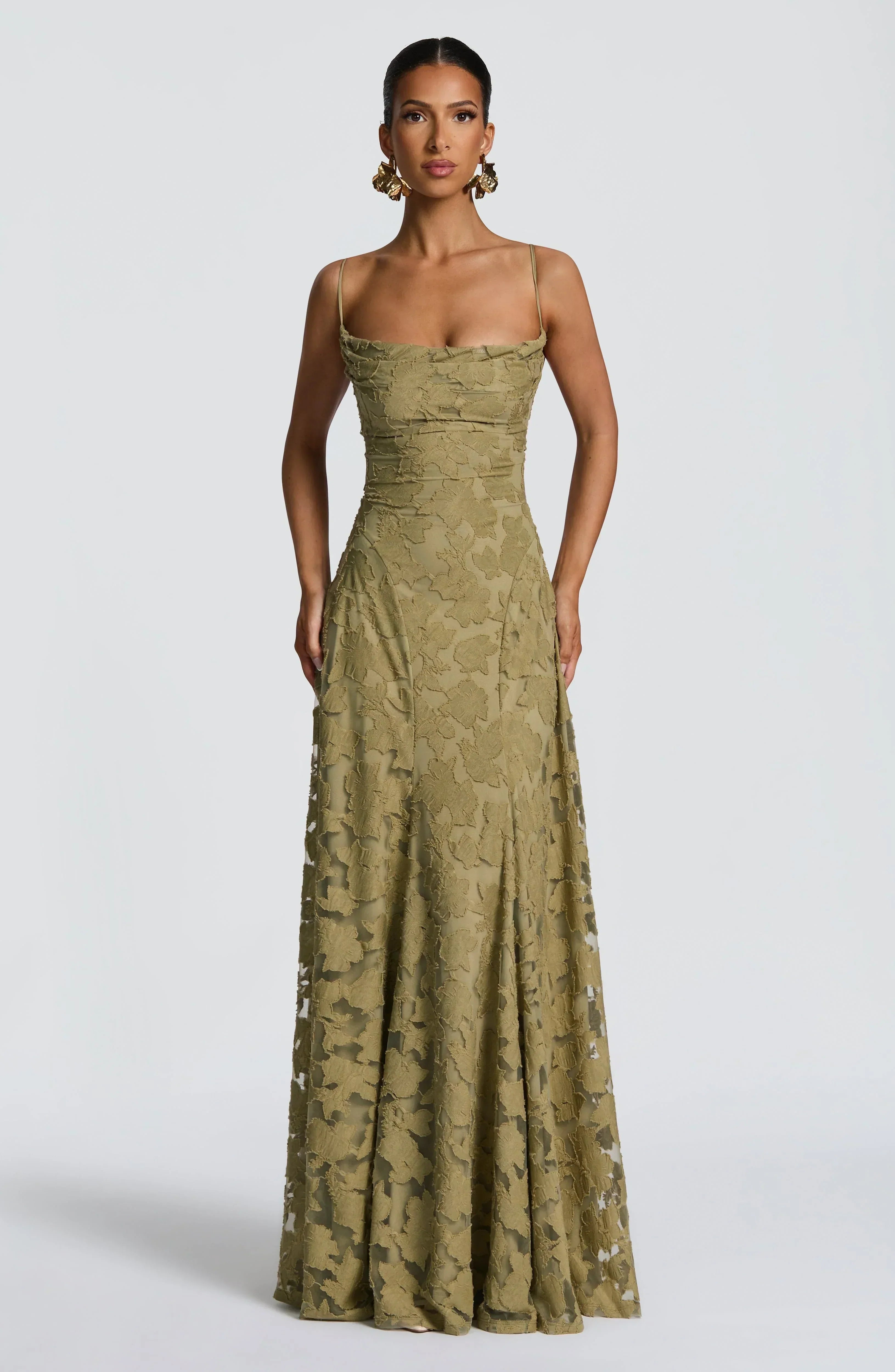 Women's Spaghetti Strap Maxi Dress Evening Formal