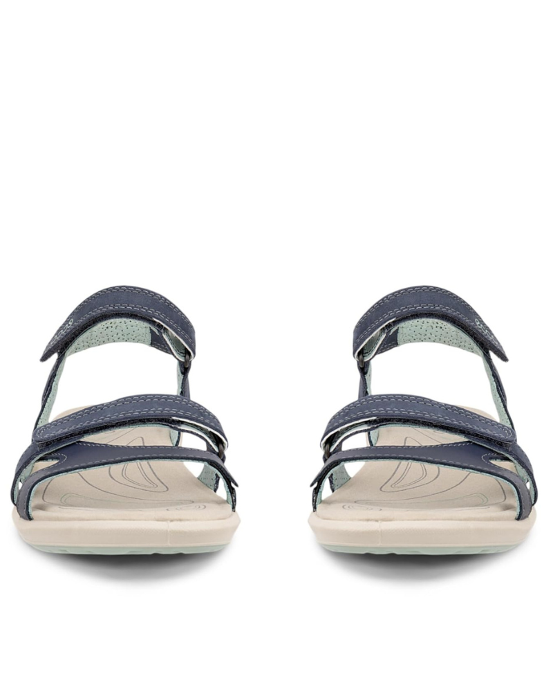Sandali da donna con cinturino in pelle e chiusura in velcro