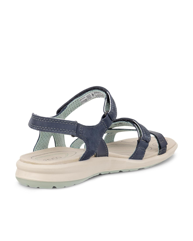 Sandali da donna con cinturino in pelle e chiusura in velcro