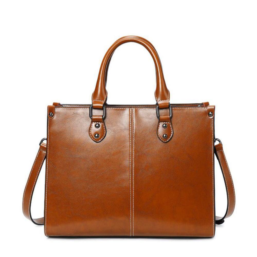 Sally - Structured Leather Handbag
