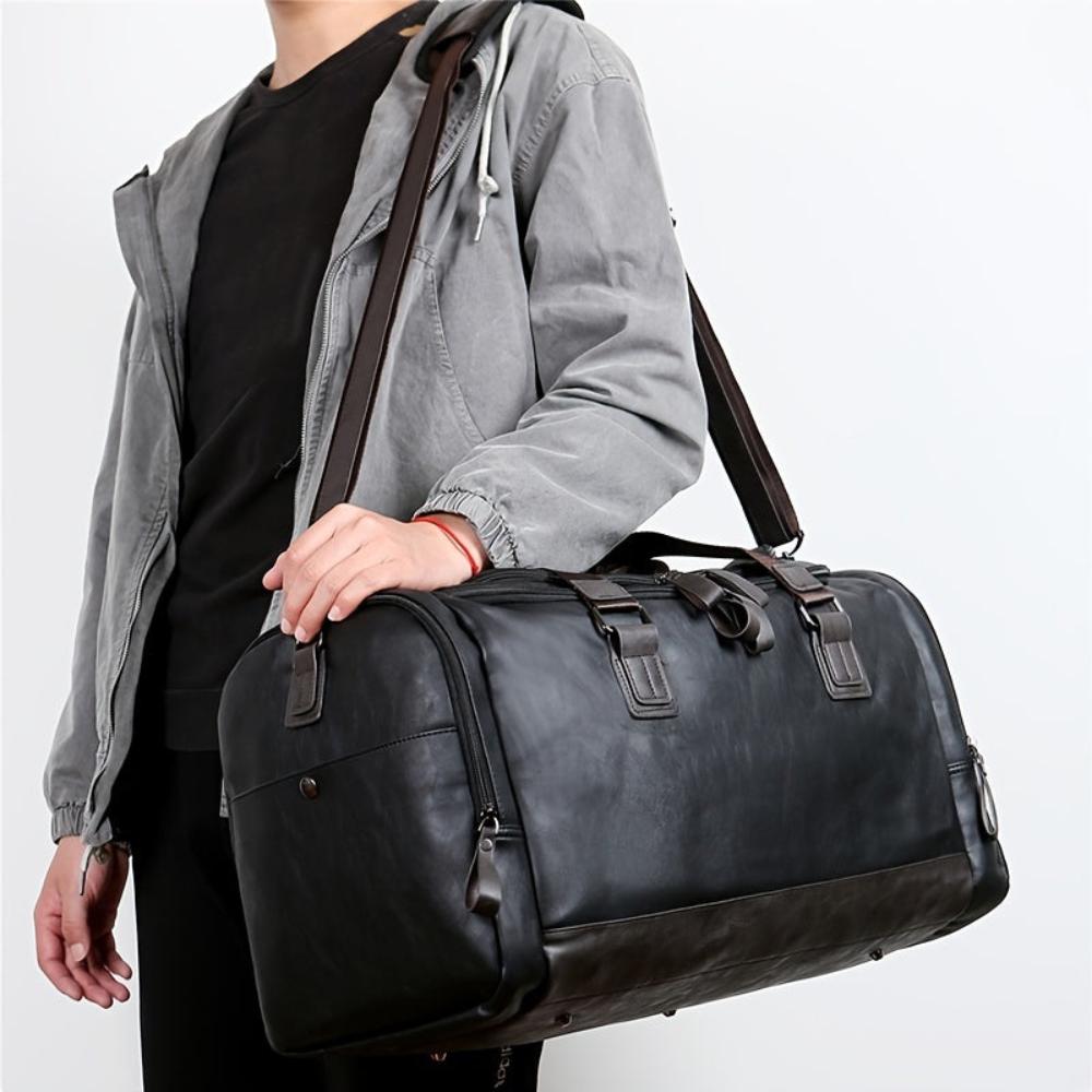 Aiden - Vegan Leather Duffle