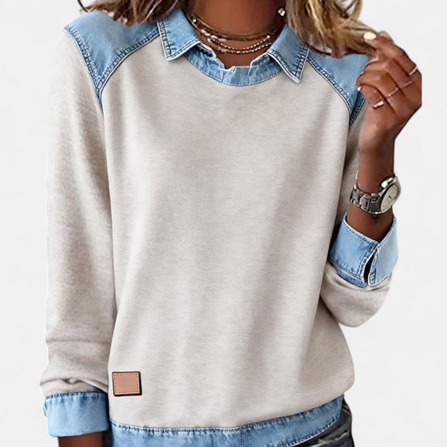 Women's Long Sleeve Casual Pullover Sweatshirt