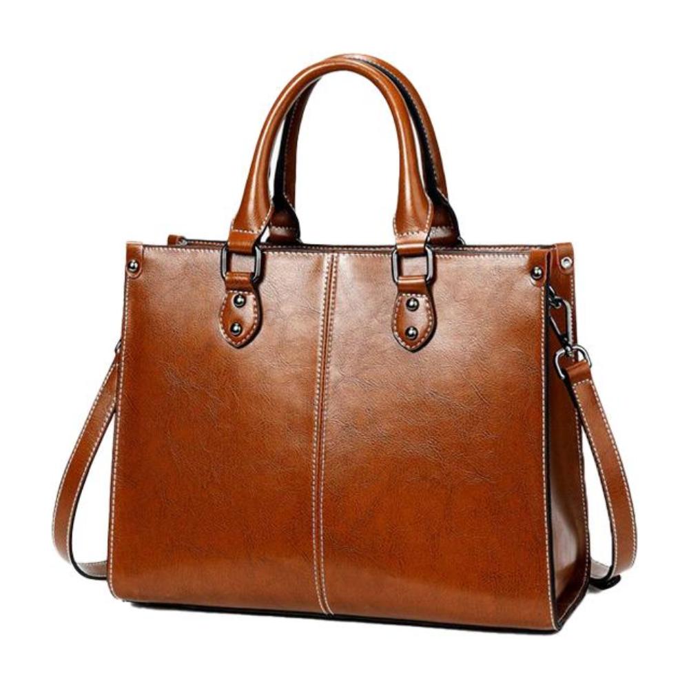 Sally - Structured Leather Handbag
