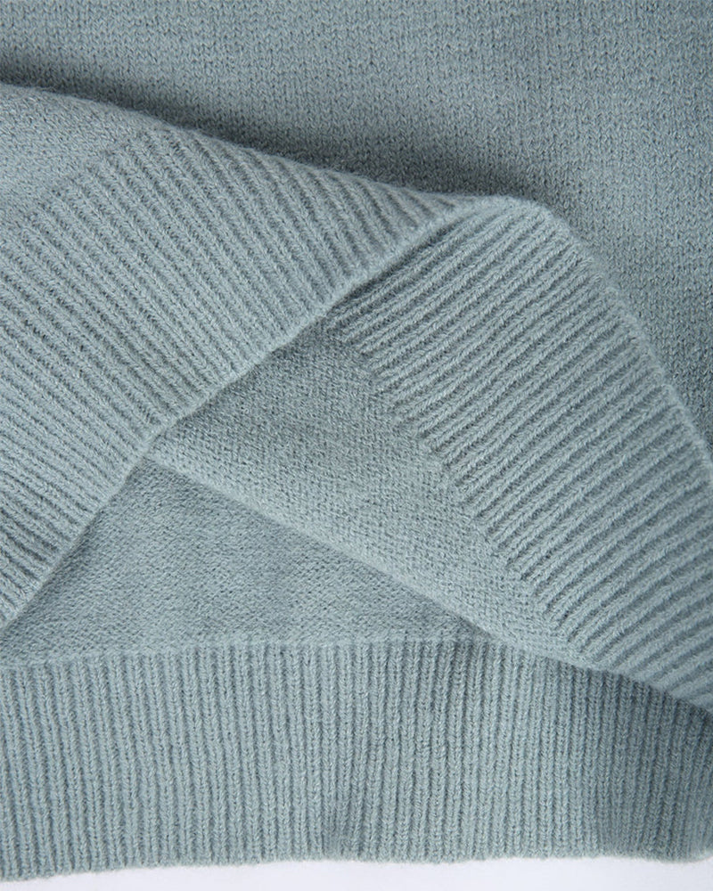 Women's Fair Isle Mock Neck Knit Sweater