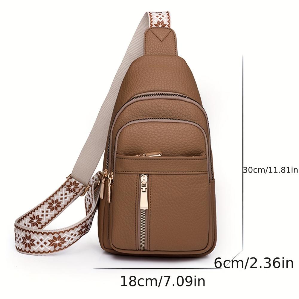 Margaret - Vegan Leather Sling Crossbody Bag