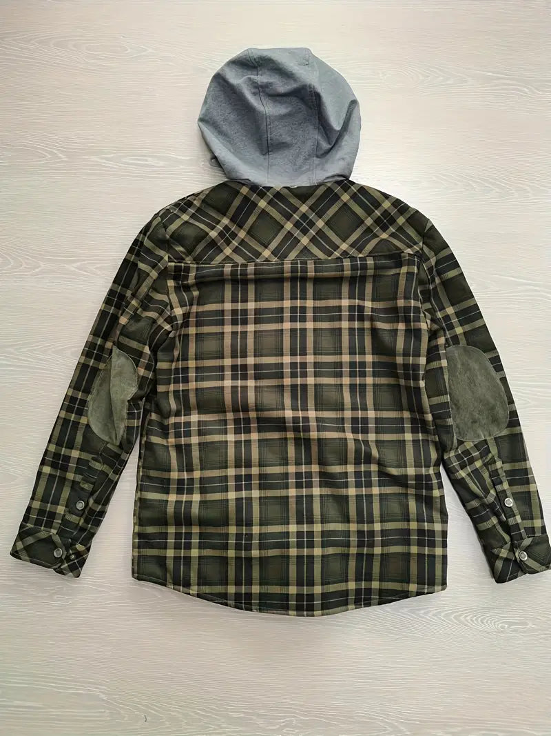 Wyatt - Hooded Checked Jacket
