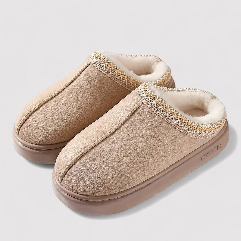 Women's Cozy Memory Foam Faux Fur Lined Slippers