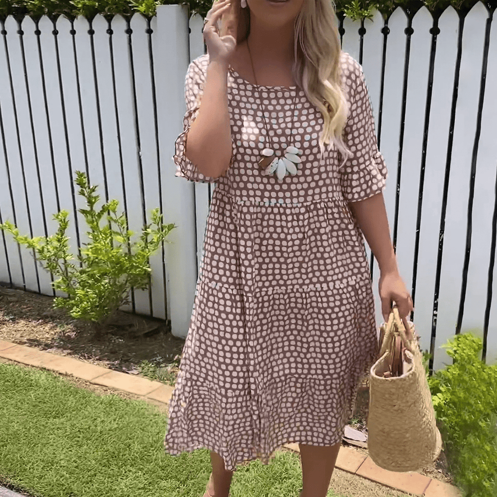 Helen - Tiered Midi Dress