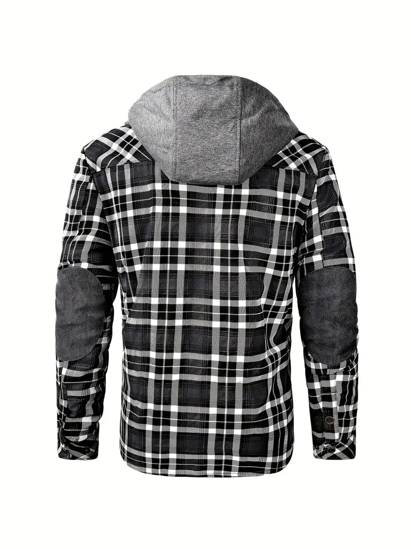 Wyatt - Hooded Checked Jacket