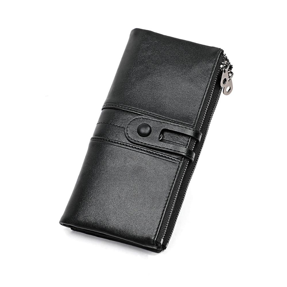 Maria - Leather Long Clutch Wallet