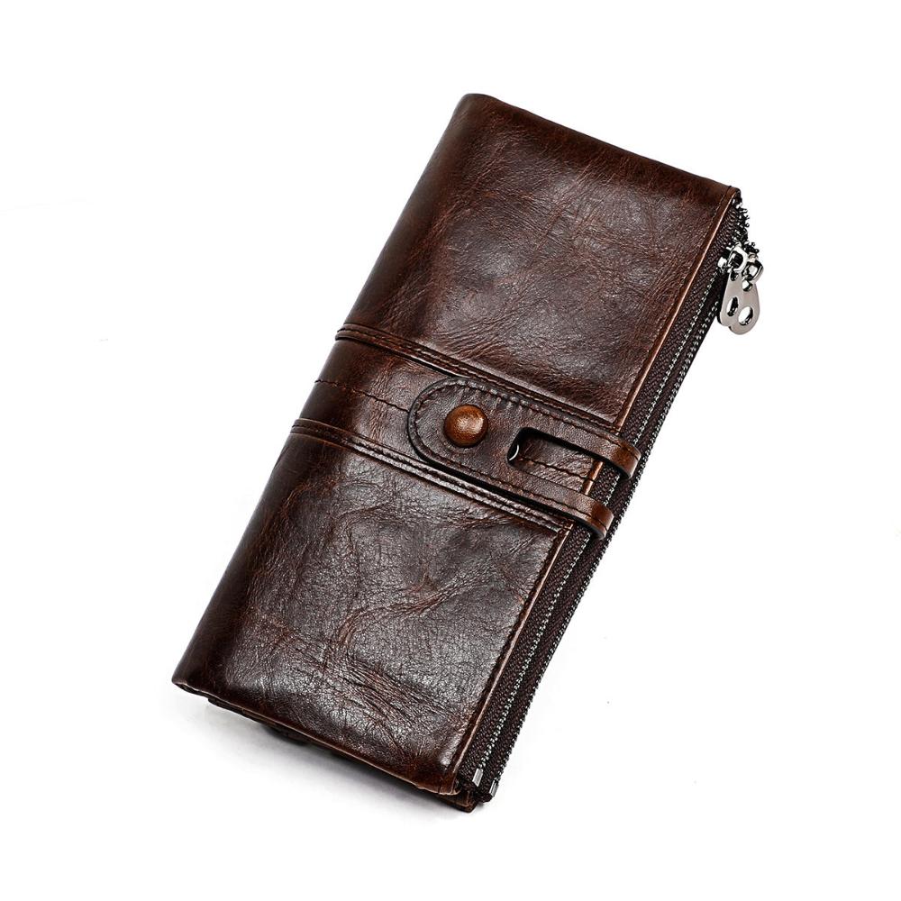Maria - Leather Long Clutch Wallet