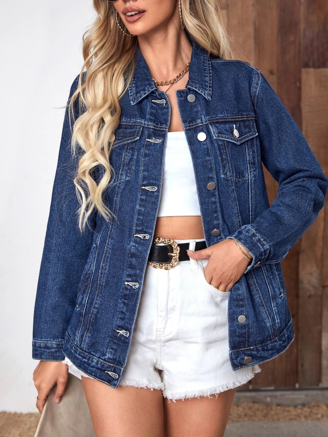 Lea - Oversized Denim Jacket