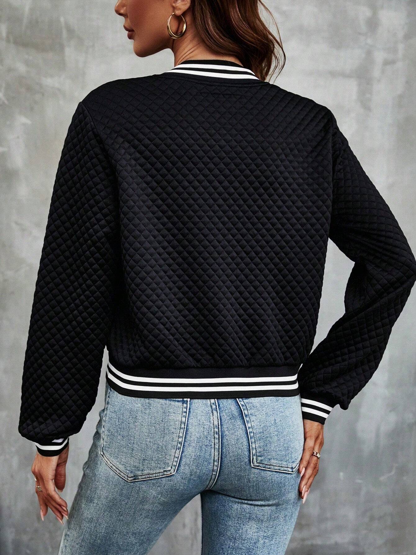 Luna - Cropped Bomber Jacket