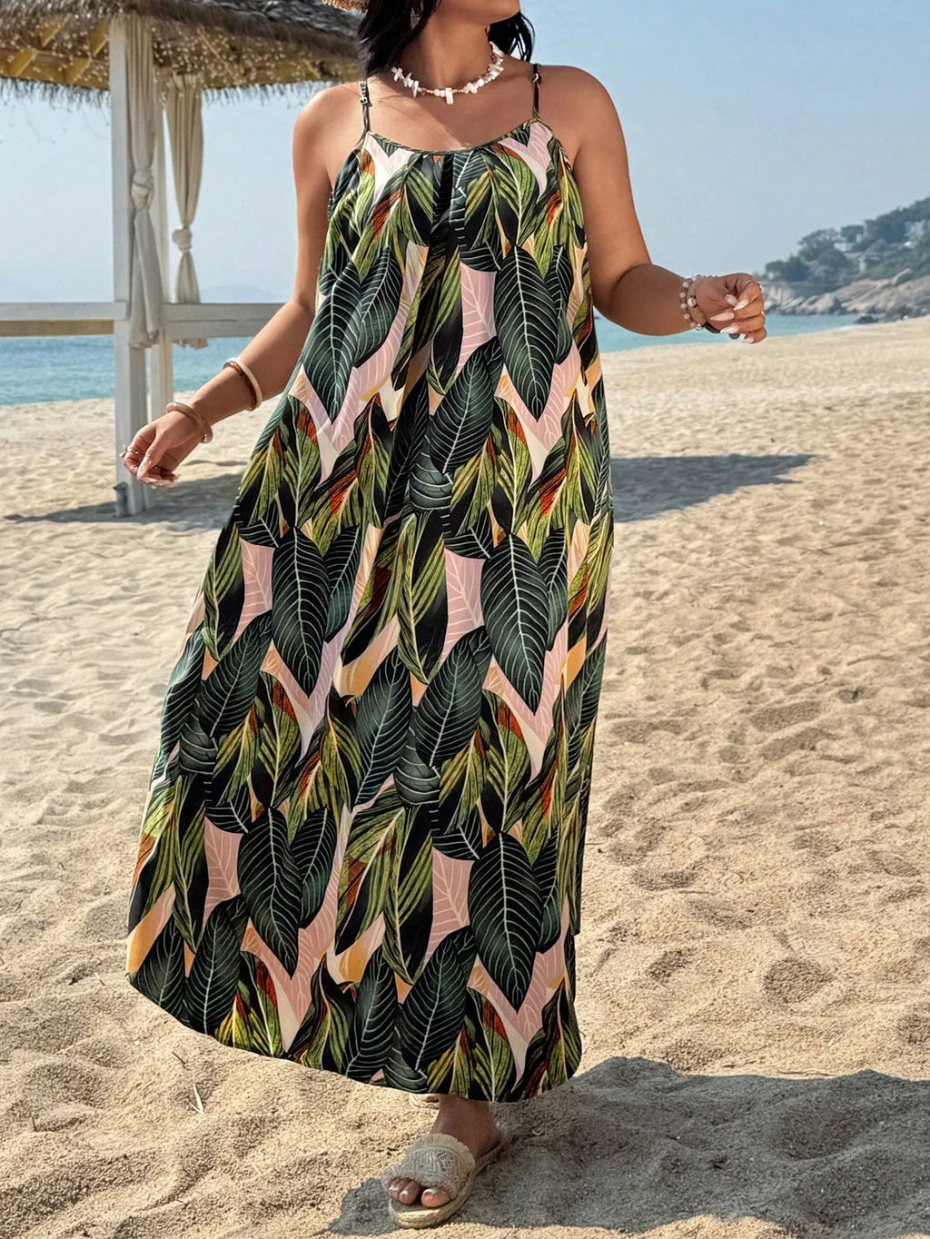 Paisley - Plus Size Boho Summer Maxi Dress