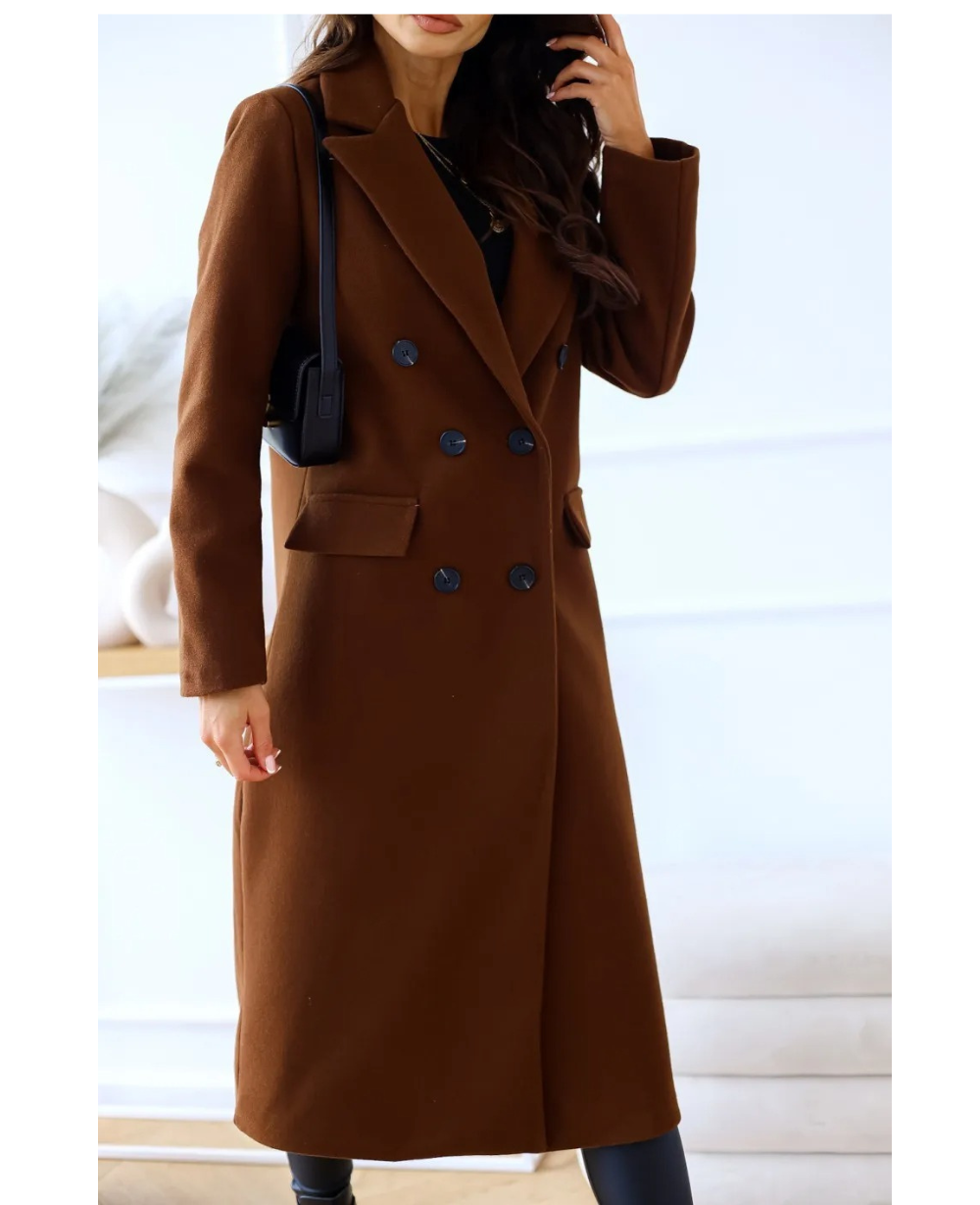 Karen - Fitted Wool Trench Coat