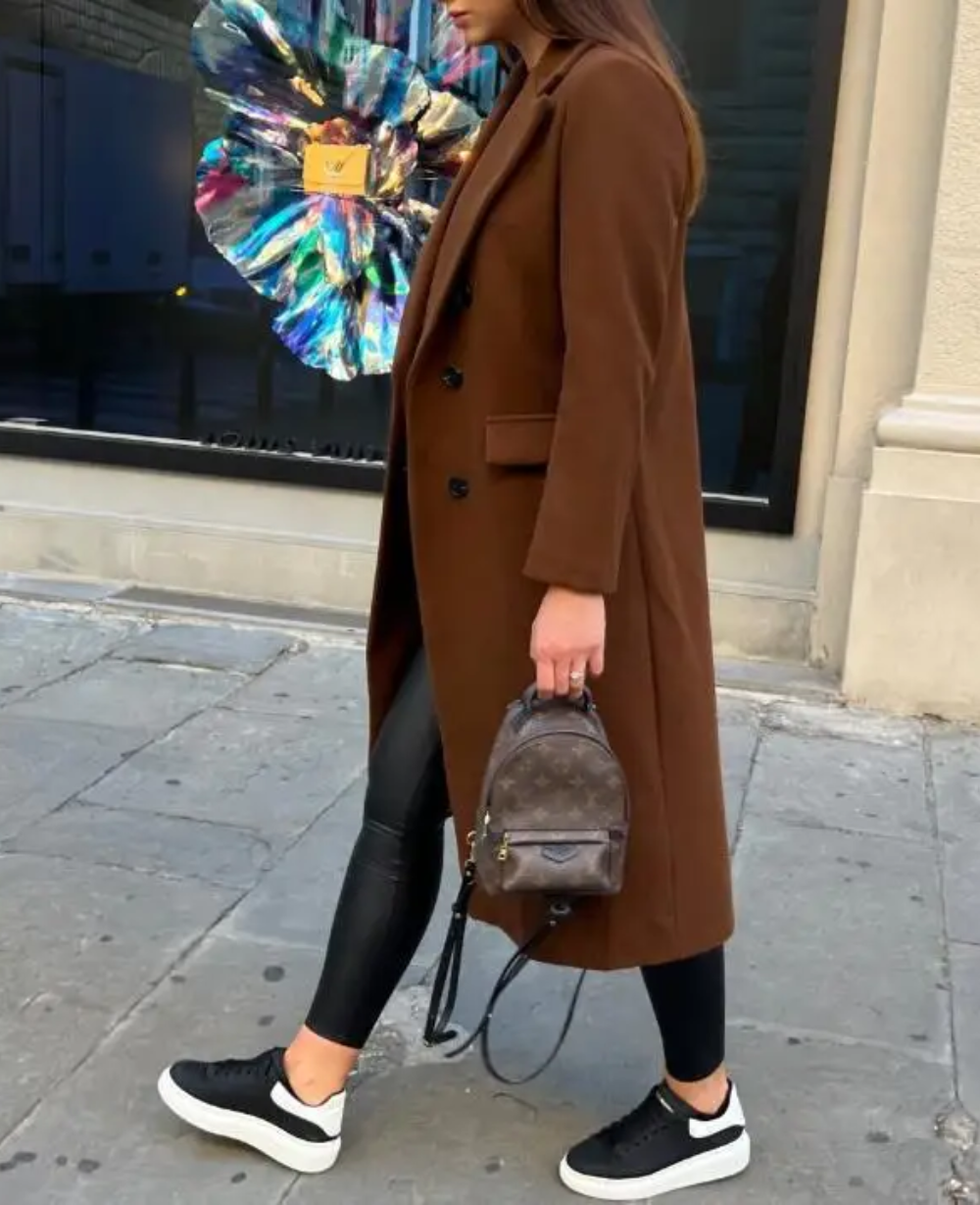 Karen - Fitted Wool Trench Coat