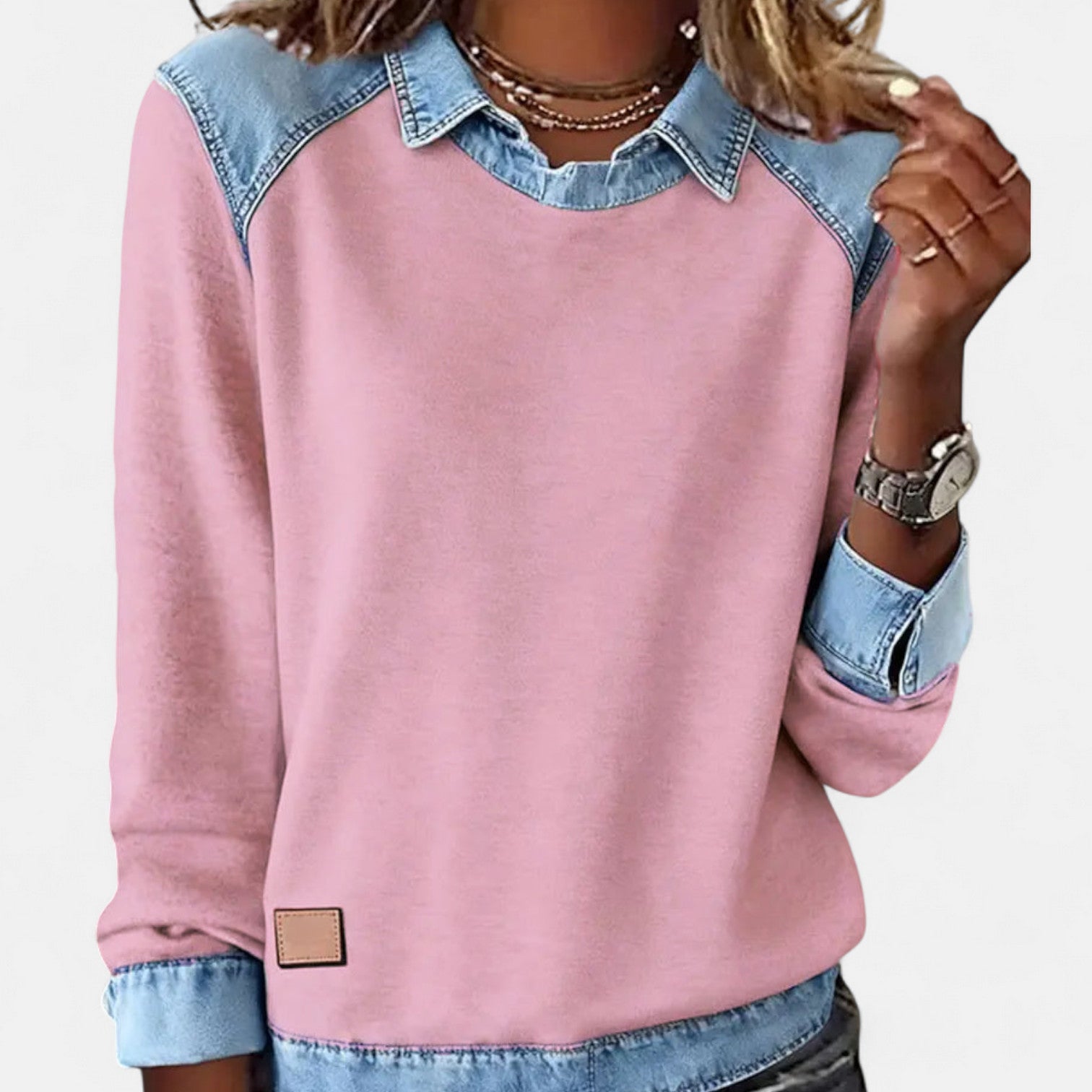 Women's Long Sleeve Casual Pullover Sweatshirt