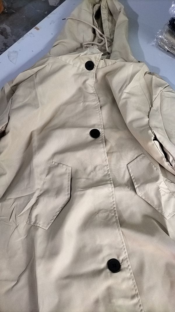 Women's Waterproof Trench Coat Windproof