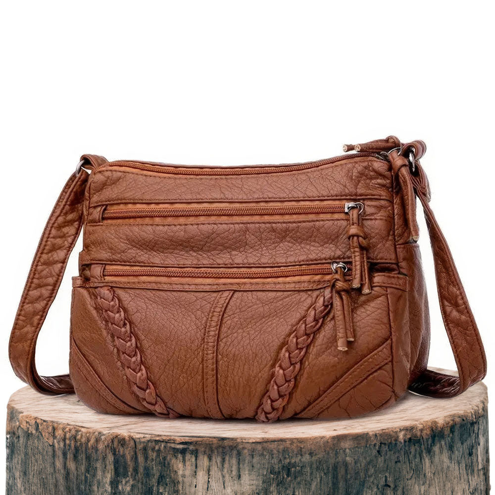 Catherine - Vegan Leather Crossbody Shoulder Bag