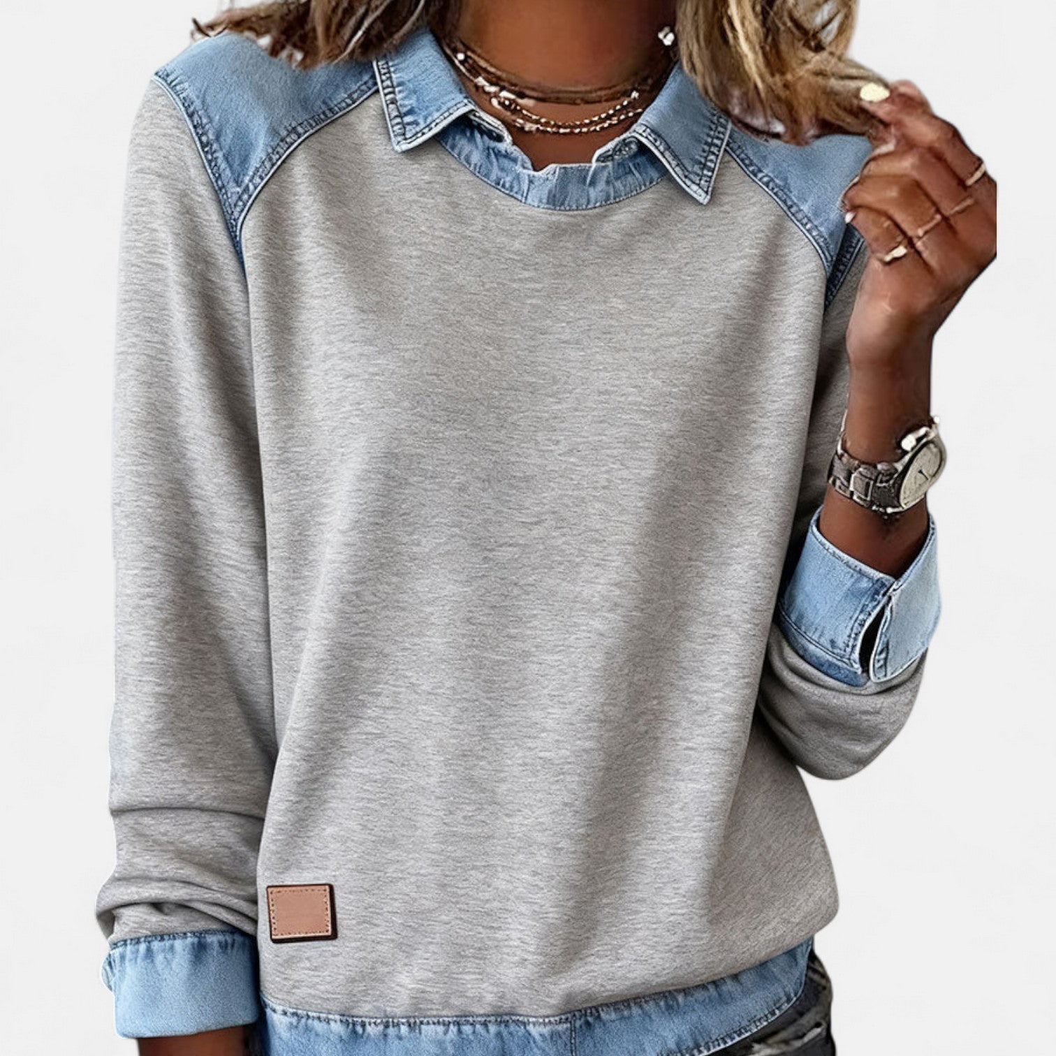 Women's Long Sleeve Casual Pullover Sweatshirt