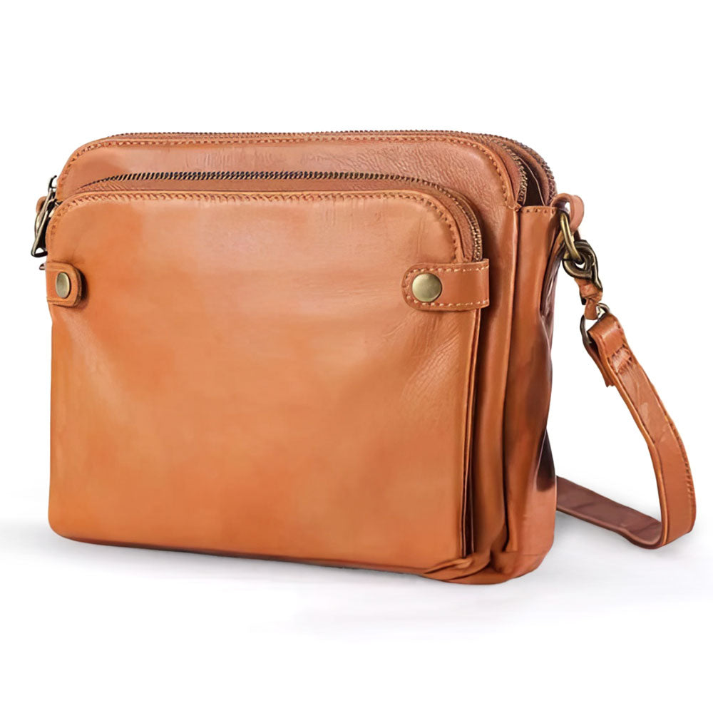 Anne - Vegan Leather Crossbody Shoulder Bag