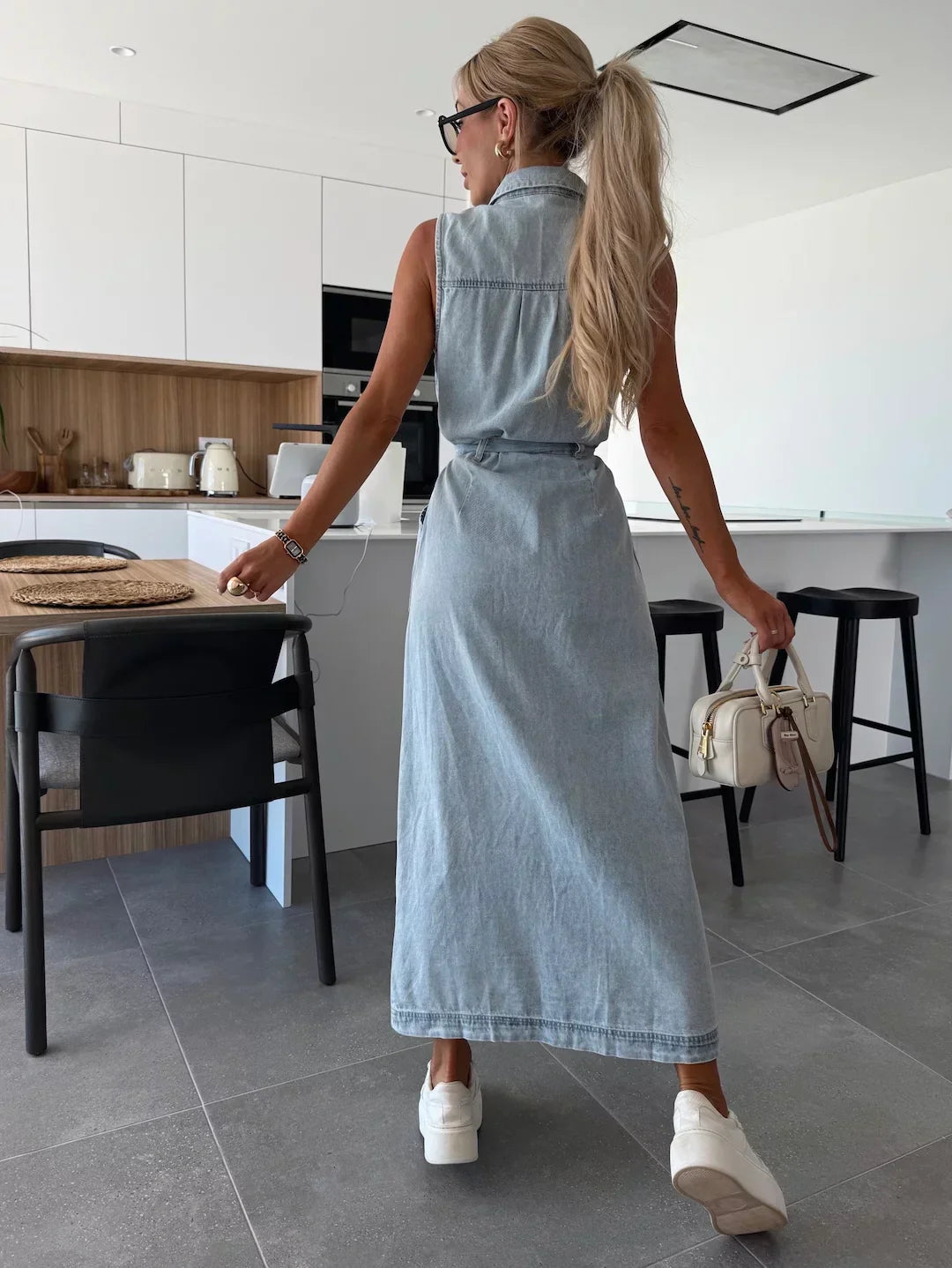 Claire - Denim Shirt Dress