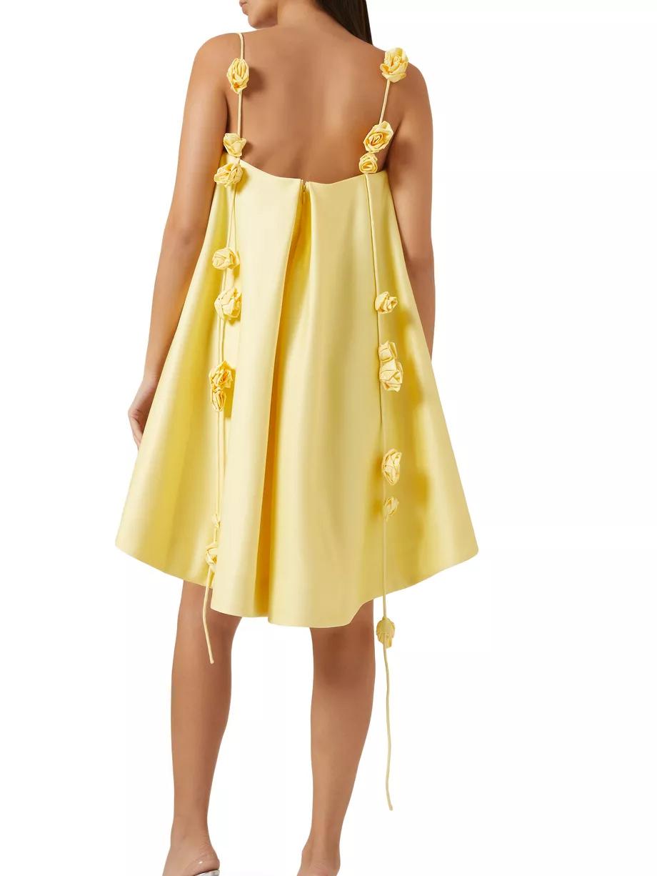 Lillian - Floral Strap Mini Dress