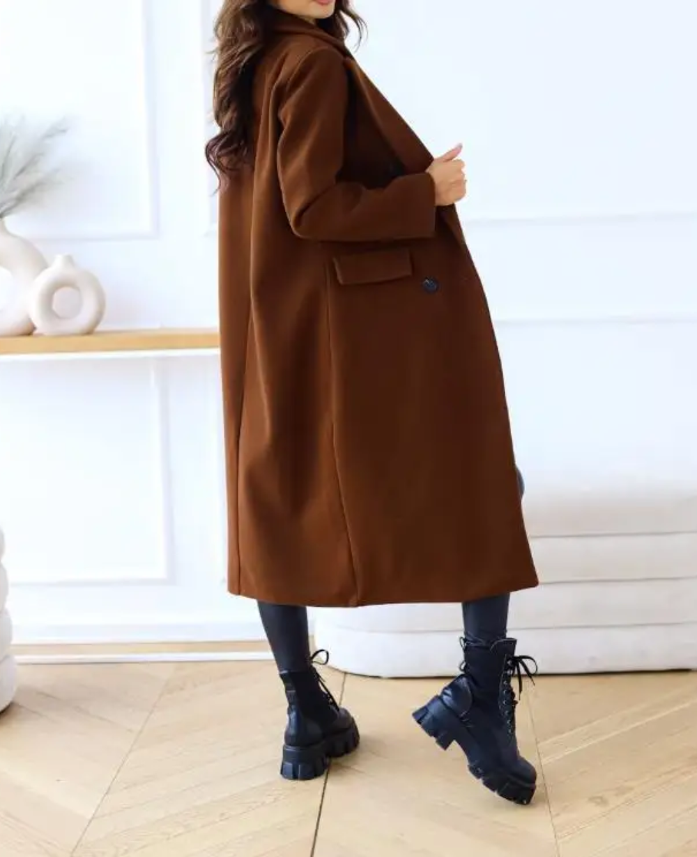 Karen - Fitted Wool Trench Coat