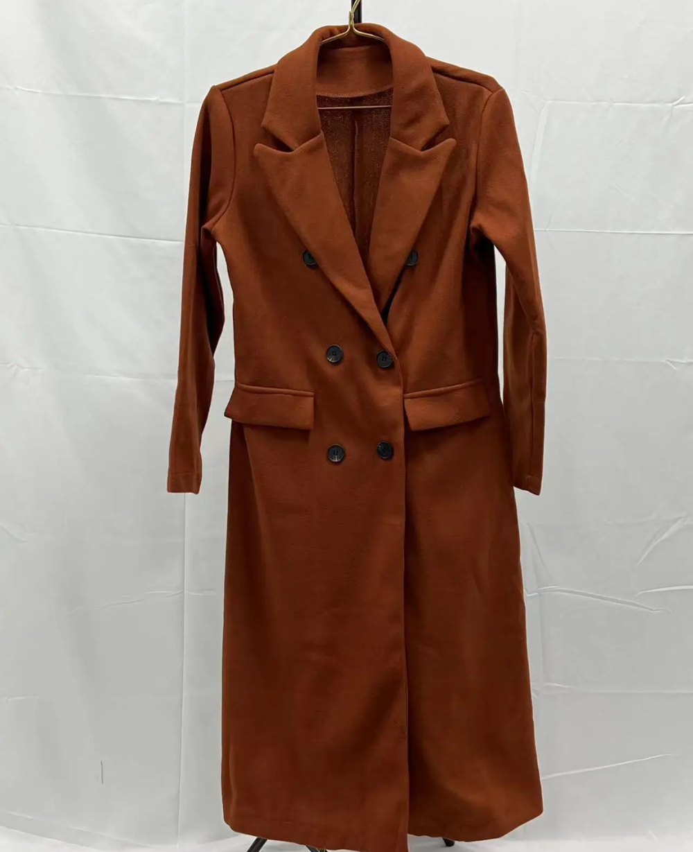 Karen - Fitted Wool Trench Coat