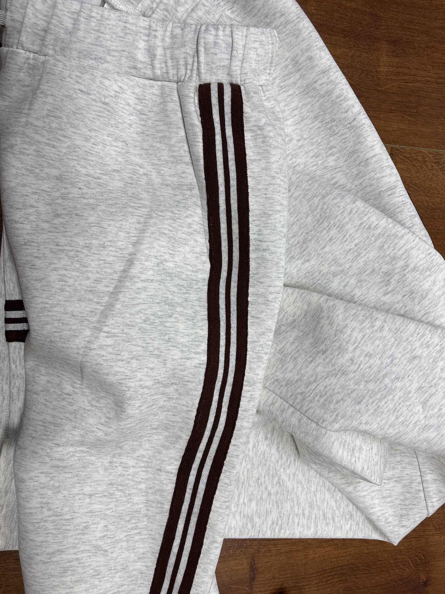 Women's Half-Zip Sweatshirt & Wide-Leg Trouser Co-Ord Set