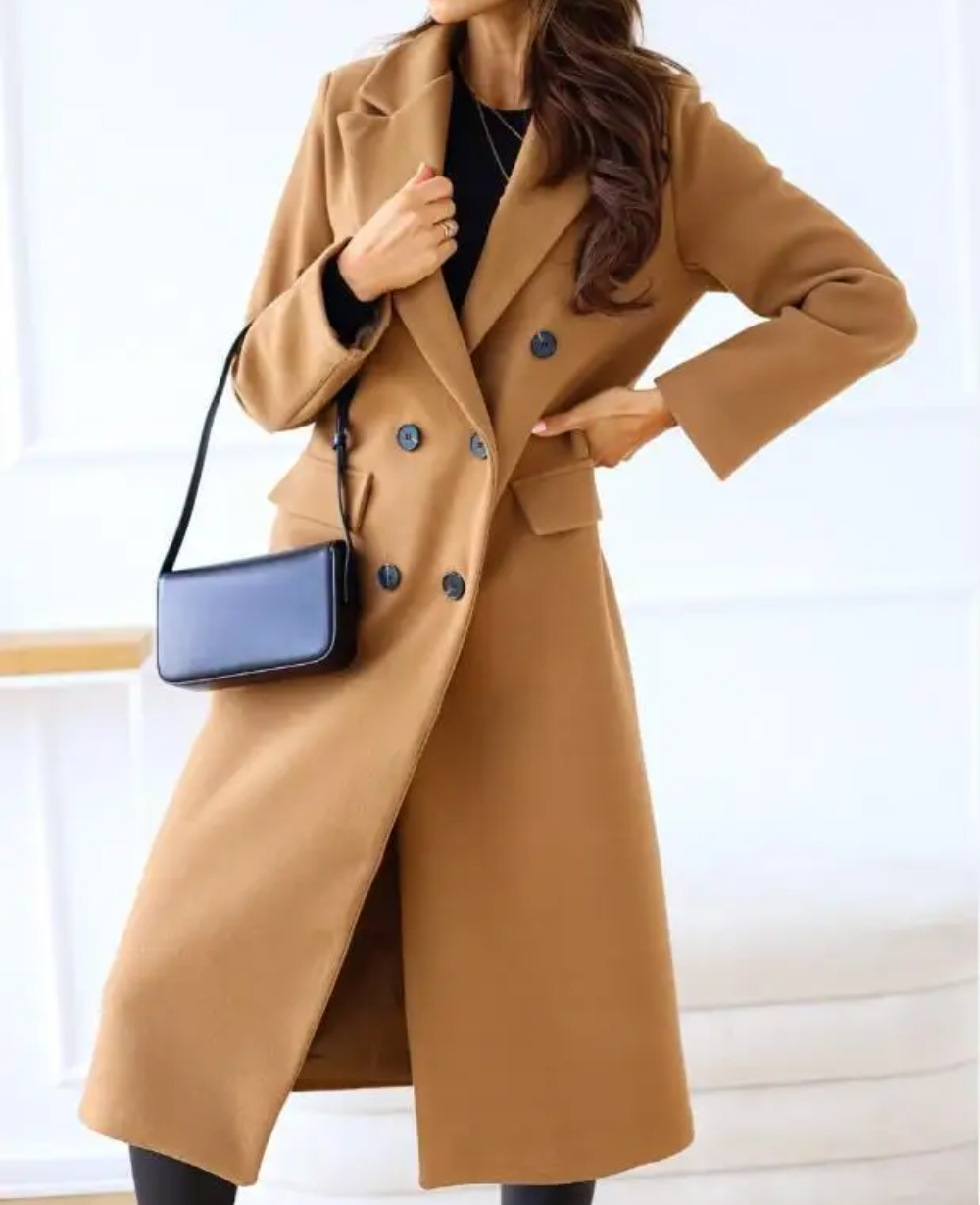 Karen - Fitted Wool Trench Coat