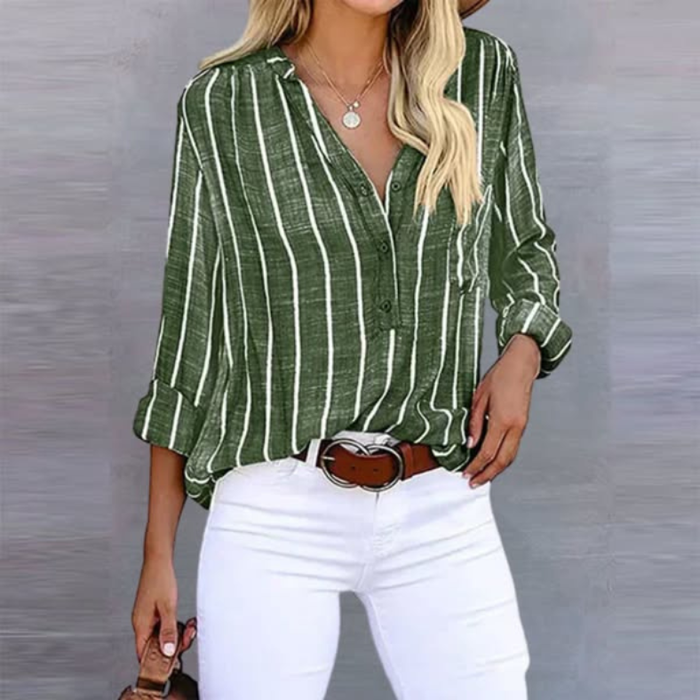 Melody - Striped Summer Blouse