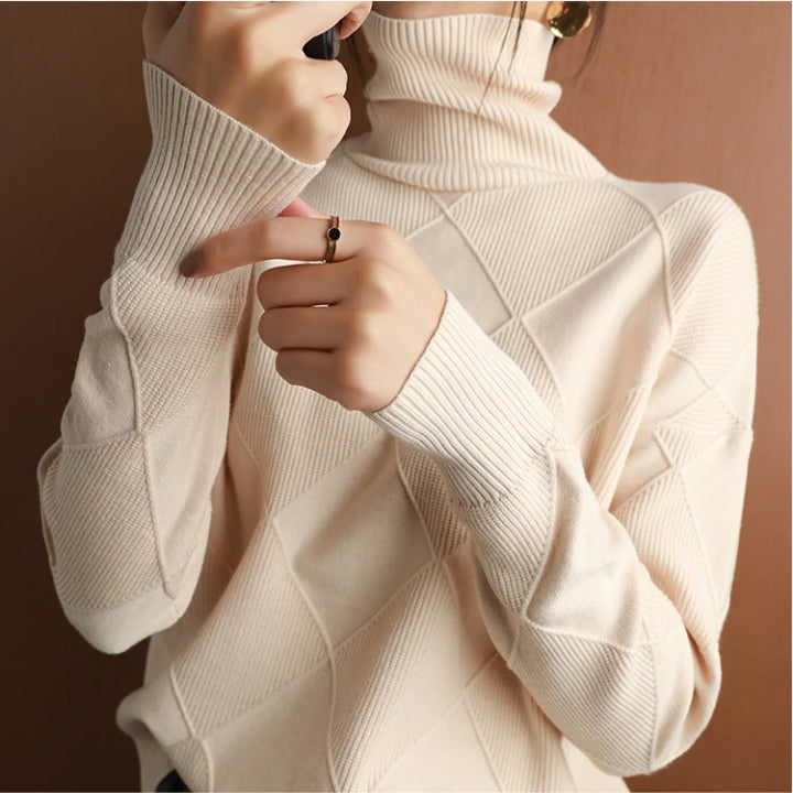 Martha - Diamond Knit Sweater