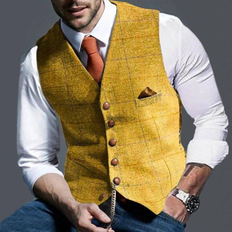Dylan - Classic Checkered Vest