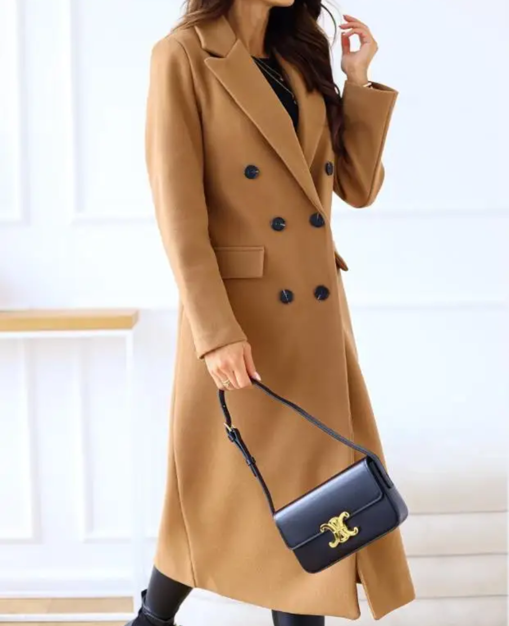 Karen - Fitted Wool Trench Coat