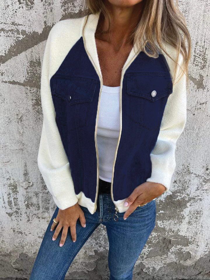 Jill - Zip-Up Denim Jacket