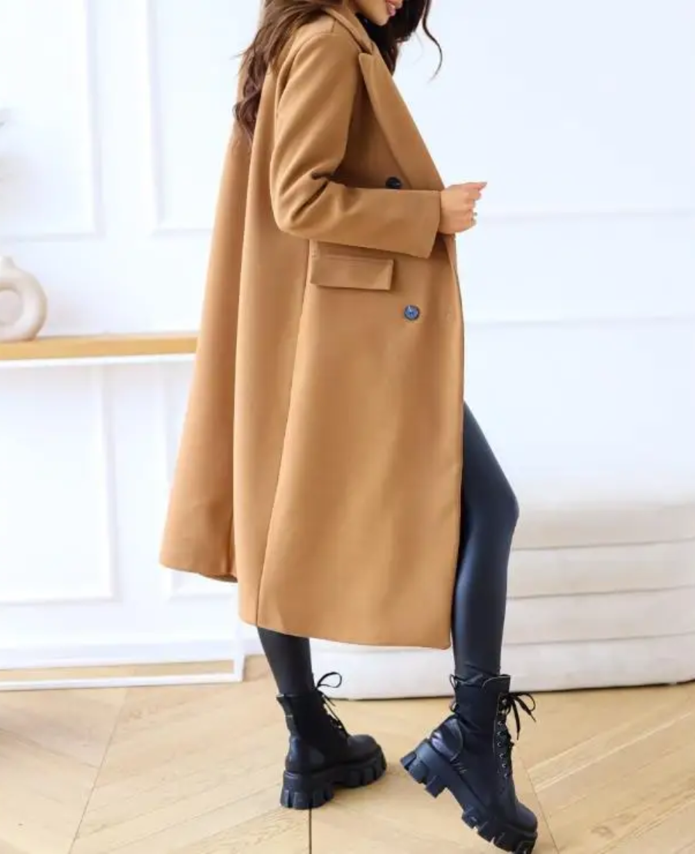 Karen - Fitted Wool Trench Coat