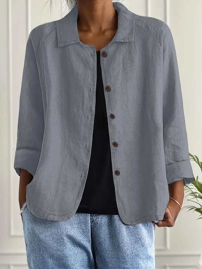 Cardigan casual da donna con bottoni