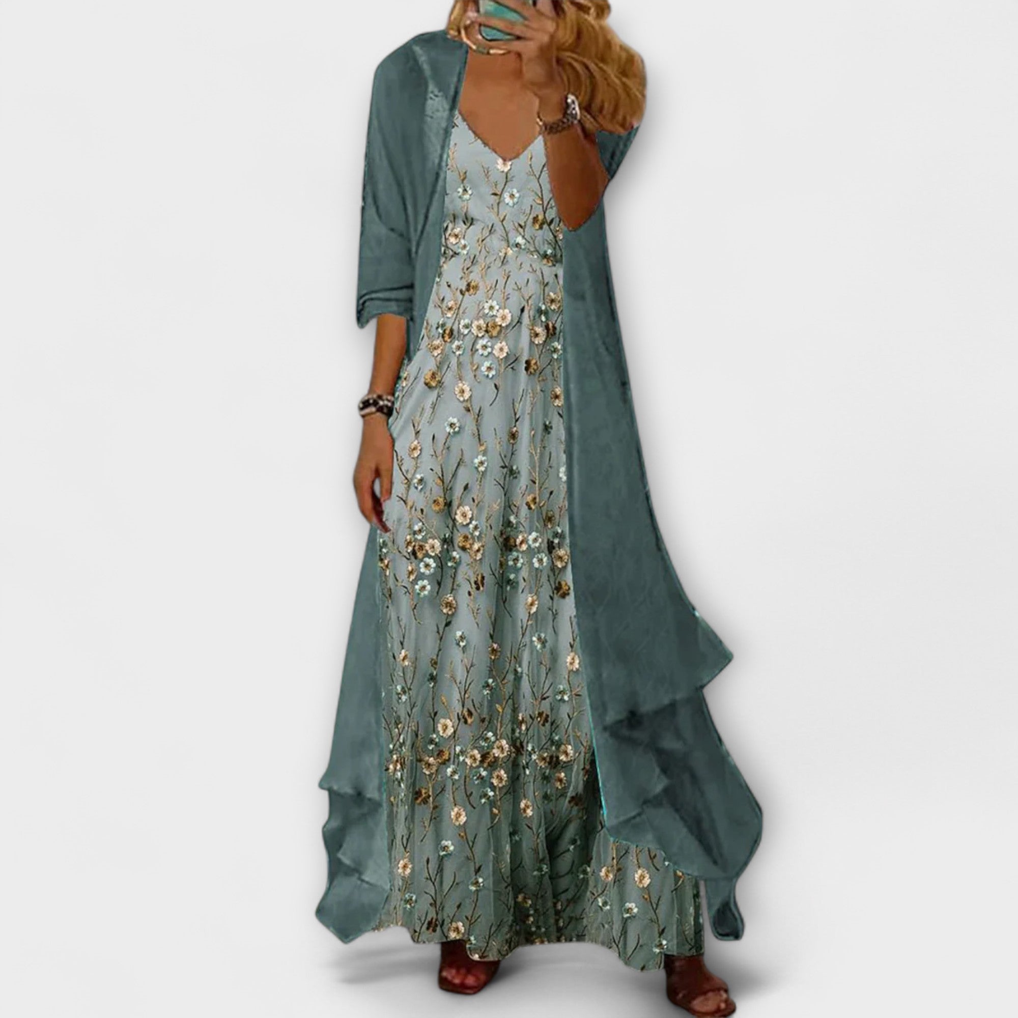 Ensemble deux pièces robe maxi Bryleigh pour femmes